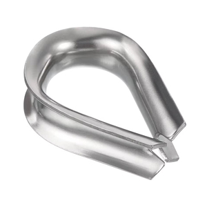 Wire Rope Thimble Galvanized Steel Cable Thimble for Wire Rope Lifting Rigging <b>Material</b> <b>Handling</b> and Industrial Applications - Product Image 1