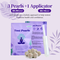 Aromlife Perles de Soin Intime Personnalisées Kit d'Hygiène Féminine Multifonctionnel Outil Nettoyant à Base de Plantes Sans Estrogène Sans Parabène Anti-Odeur