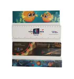 Regla de plástico con efecto de animación lenticular de color de dibujos animados 3D de 15 cm PET PP popular de alta calidad personalizada al por mayor para niños