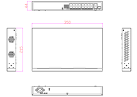 ONV Memproduksi Switch PoE Uplink Gigabit 19-port dengan Garansi 1 Tahun dan Dukungan VLAN untuk Kamera IP ONV-H1016PFD-2BT