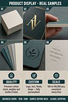 Cartes de visite personnalisées imprimées avec blocs latéraux turquoise et bloc de contact avec icônes pour le pack de cartes de marque de studio d'art visuel