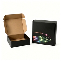 Boîte d'emballage en carton ondulé personnalisée Lumières LED Conception imprimable respectueuse de l'environnement pour les produits commerciaux Stratification mate