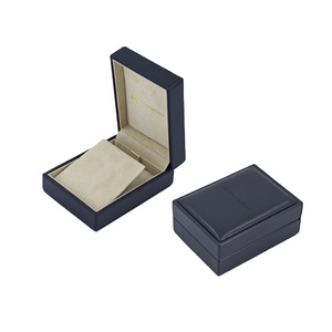 Custom Logo Design Pu Leather Jewelry Box Necklace Ring Bracelets Jewelry Set Packaging Boxes