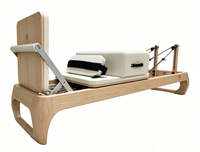 CE Appareil de musculation en bois de chêne, design traditionnel durable, pour fitness, santé, usage domestique et en studio, vente en gros, Reformers Philates