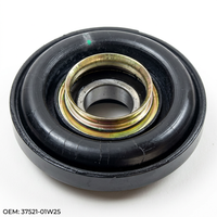 Pièces automobiles, roulement central d'arbre de transmission 37521-01W25 compatible avec Nissan 720 D21 Pickup 2WD 4WD, support d'arbre de transmission en caoutchouc