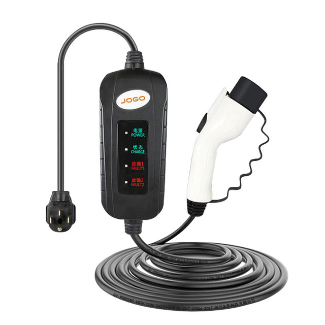 2.8KW Adjustable Portable Ev Charging Controller Type 1 Connector Evse Charger Cable 8a 10a 13a 16a