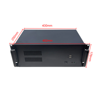 Boîtier d'ordinateur industriel monté en rack 4U250 prenant en charge les cartes mères MicroATX et ITX, 7 emplacements d'extension PCI