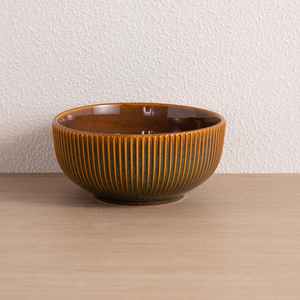 Service de vaisselle en céramique à glaçure réactive, assiettes, bols et mugs en grès rayé pour la maison et les restaurants, vente en gros, logo personnalisé - Product Image 3