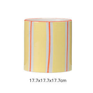 Vase en céramique de fleur de pot de plante d'ornement de maison en céramique colorée pour l'hôtel - Product Image 4