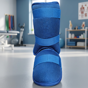 STURDY GRIP WEARS Custom Logo Royal Blue Adult Baseball Leg Guard Shin <b>Pads</b> Professional Protection 100% Nylon Comfortable - Product Image 3