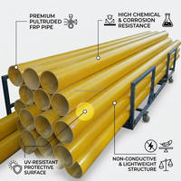 Profils de pultrusion en FRP ZHENWANG pour la construction industrielle Environnements résistants à la corrosion Surface lisse/personnalisée