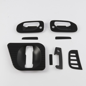 WZXD 2023 2024 Cache-poignée de porte de voiture en plastique ABS chromé noir mat pour NV350 - Product Image 1