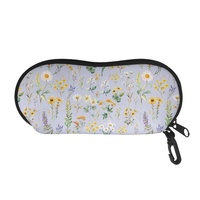 Étui à lunettes à imprimé floral, coque rigide, porte-lunettes de protection, boîte de rangement portable pour lunettes de soleil