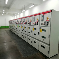 Armoire de distribution électrique KYN28 intérieure 12 kV, appareillage de distribution de puissance à moyenne tension à boîtier métallique