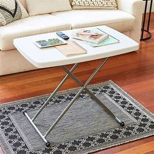 Wholesale China White Adjustable Height Square <strong>Foldable</strong> <strong>Small</strong> Folding Plastic Coffee <strong>Table</strong> Furniture - Product Image 4