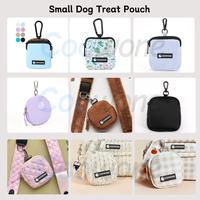 Sac de rangement portable personnalisé OEM pour friandises pour chien, accessoire de laisse, petit sac de taille pour harnais d'animal de compagnie, conteneur de collations, sac d'entraînement