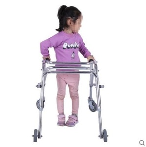 Deambulatore per Bambini Disabili, Stazione di Riabilitazione degli Arti Inferiori, Telaio per Camminare Anti-Ribaltamento Pieghevole - Product Image 3