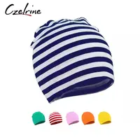 Czelrine מותאם אישית 2022 אופנה לסרוג רב צבע פסים כפה סיטונאי זול custom חם חורף כובע תינוק ילדים