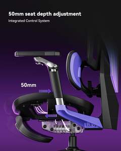 <span class=keywords><strong>AutoFull</strong></span> G7 3-Zone Dynamic Lumbar Support 360 ° Apoyabrazos CloudTech Mesh 140 ° Reclinable Oficina Ergonómica Silla de juego con reposapiés - Product Image 6