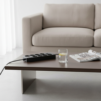 Europäische Standard-Steckdosenleiste mit 8 AC-Steckdosen, 2 USB-C und 2 USB-A Anschlüssen, Schalter, IP22, 16A, 2m Kabel, für den Hausgebrauch