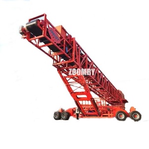 Çimento fabrikası çin fabrika üretimi için radyal mobil teleskopik istifleyici bant konveyör - Product Image 1