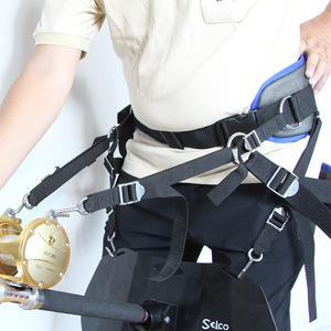 Gilet de pêche pliable ultraléger 3+7, ceinture de taille, harnais d'épaule réglable, porte-canne, noir, bleu, bordure, kit de pêche à la <span class=keywords><strong>carpe</strong></span> - Product Image 4