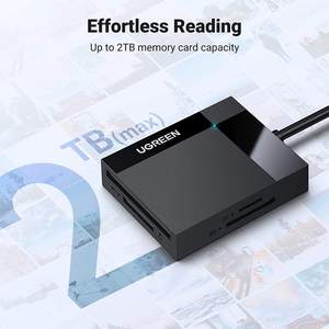 Lecteur de <span class=keywords><strong>carte</strong></span> <span class=keywords><strong>SD</strong></span> UGREEN 4 en 1 Multi USB 3.0 <span class=keywords><strong>Adaptateur</strong></span> de <span class=keywords><strong>carte</strong></span> mémoire MicroSD pour appareil photo externe - Product Image 4