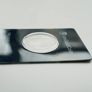 Haute qualité personnalisé en plastique Transparent Bullion pièce blister carte emballage vide sécurité thermoscellage pour lingots d'or - Product Image 4