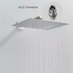 Sistema de Ducha de Lluvia Montado en Pared de Níquel Cepillado con Ducha de Lluvia y Ducha de Mano, Set de Baño Personalizable, Venta al por Mayor con Entrega Rápida - Product Image 2