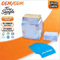 Fabricant de jeux de cartes personnalisés pour la vente en gros de jeux de cartes avec boîte et cartes de jeu uniques