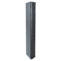 Haut-parleur colonne Line Array tout aluminium 320W pour églises, auditoriums, salles de conférence, bars et salons, garantie 3 ans