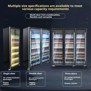 Vitrine Réfrigérée Commerciale en Acier Inoxydable pour Plats Chauds à la Française et Légumes, avec Porte Vitrée et Éclairage LED, pour Hôtels - Product Image 3