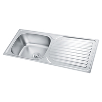 Évier de cuisine extensible intégral, en acier inoxydable, 201/304 CE, prix d'usine, sous-marin