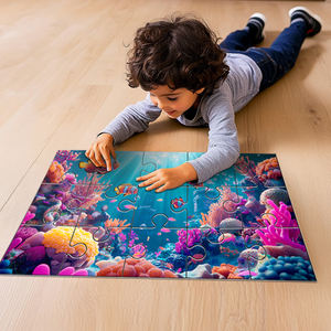Большой ковер на заказ для детей, образование, Oem, профессиональный производитель, красочная бумажная головоломка для детей - Product Image 1