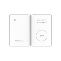 Traceur de carte intelligent ultra-mince pour portefeuille, compatible réseau de localisation, étanche, localisateur d'objets, rechargeable, chargeur sans fil