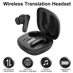 Auriculares Inalámbricos de Traducción Inteligente, Auriculares con Traducción en Tiempo Real en 144 Idiomas, Auriculares Inalámbricos con Traducción de Voz por IA - Product Image 4