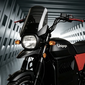 Mini-moto électrique Unigogo Pocketbike Noir Rouge Moto Urbaine pour Adultes Transport Urbain 4000W 72V - Product Image 2