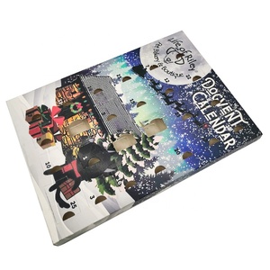 Personnalisé Pas Cher Papier De Noël Ramadan L'avent <span class=keywords><strong>Chocolat</strong></span> Emballage Cadeau Boîte - Product Image 4