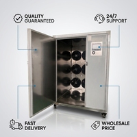 Machine de séchage de fruits à pompe à chaleur commerciale, déshydrateur basse température pour snacks
