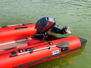 Bateau à voile en caoutchouc gonflable de 4.3 mètres/8 places pour piscine B07 assorti à un moteur <span class=keywords><strong>hors</strong></span>-bord à deux temps de 30 chevaux - Product Image 2