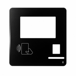Panneau de verre trempé personnalisé à haute teneur en alumine, verre de protection, impression sur écran, fenêtre transparente, découpe CNC, contrôle d'accès, serrure intelligente, OEM - Product Image 1