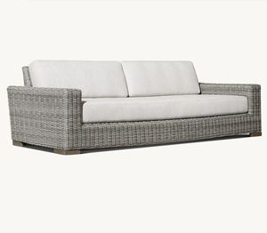 Meubles d'extérieur <span class=keywords><strong>en</strong></span> rotin de jardin extérieur Sassanid canapé Biarritz tissé à la main tout temps - Product Image 2