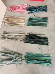 Nguyên liệu tranh khảm bằng rơm nhuộm màu tự nhiên, dải veneer rơm - Product Image 5