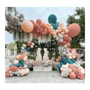 12 inch 100pcs a pack high quality latex balloons helium retro balloon color latex balloons party decoration