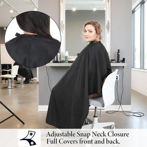 Mantella Impermeabile per Taglio Capelli, Grembiule da <span class=keywords><strong>Parrucchiere</strong></span> Personalizzato, Asciugamani Bagnati per Barbiere, Gown per Uomo - Product Image 4