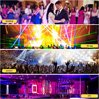 Nouveau DJ lumières 6 bras abeille yeux LED faisceau tête mobile lumière effets Laser DMX éclairage de scène pour Disco musique danse fête