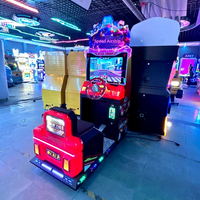 Anime Arcade Factory Promotion : Machine de jeu de simulation de conduite rapide de dirigeable, petite installation de jeu de course, modèle métallique simple