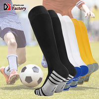 Chaussettes de football Football Softball Baseball Chaussettes hautes de compression de sport rembourrées