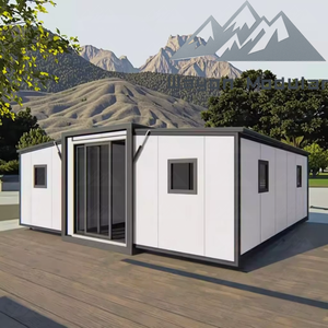 <span class=keywords><strong>Casa</strong></span> Prefabricada Expandible de Dos Alas Blancas Wayon con Ventanas Decorativas de Celosía para Villa en el Patio Trasero - Product Image 5