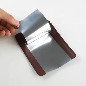 MOQ 100Pcs Cetakan Kustom Aluminium Foil Kecil Mini Kopi Pouch Bag Template dengan Logo